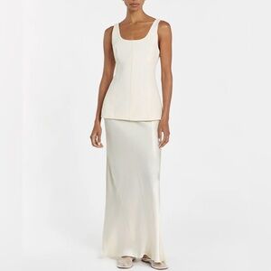 Dissh Carey Butter Scoop Neck Top